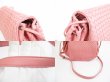 Photo7: BOTTEGA VENETA Intrecciato Leather Pink Crossbody Bag Purse #5512