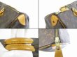 Photo7: LOUIS VUITTON Monogram Leather Brown Hand Bag Purse Speedy40 #5519