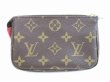 Photo2: LOUIS VUITTON Monogram Leather Brown Mini Accessories Chain Pouch #5542