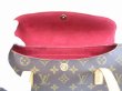 Photo11: LOUIS VUITTON Monogram Leather Brown Hand Bag Purse Sonatine #5543