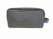 Photo1: LOUIS VUITTON Taiga Canvas&Leather Ardoise Black Hand Bag Pouch Palana #5550