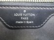 Photo10: LOUIS VUITTON Taiga Canvas&Leather Ardoise Black Hand Bag Pouch Palana #5550