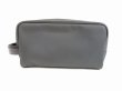 Photo2: LOUIS VUITTON Taiga Canvas&Leather Ardoise Black Hand Bag Pouch Palana #5550