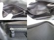 Photo9: LOUIS VUITTON Taiga Canvas&Leather Ardoise Black Hand Bag Pouch Palana #5550