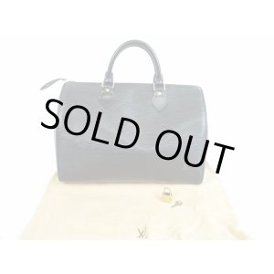 Photo: LOUIS VUITTON Epi Leather Blaｃｋ Hand Bag Purse Speedy30 #5551
