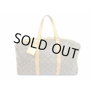 Photo: LOUIS VUITTON Monogram Leather Brown Duffle&Gym Bag Sac Souple 45 #5552