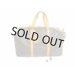 Photo: LOUIS VUITTON Monogram Leather Brown Duffle&Gym Bag Sac Souple 45 #5553