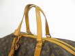 Photo11: LOUIS VUITTON Monogram Leather Brown Duffle&Gym Bag Sac Souple 45 #5553