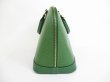 Photo4: LOUIS VUITTON Epi Leather Green Hand Bag Purse Alma #5575