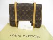 Photo1: LOUIS VUITTON Monogram Leather Brown Backpack Purse Marelle Sac A Dos #5587