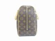 Photo4: LOUIS VUITTON Monogram Leather Brown Hand Bag Boring Vanity Deauville #5599