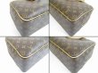 Photo6: LOUIS VUITTON Monogram Leather Brown Hand Bag Boring Vanity Deauville #5599