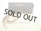 Photo: LOUIS VUITTON Monogram Leather Brown Cross-body Bag Eva Pouch w/Strap #5601