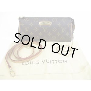 Photo: LOUIS VUITTON Monogram Leather Brown Cross-body Bag Eva Pouch w/Strap #5601