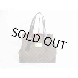 Photo: LOUIS VUITTON Damier Leather Brown Tote&Shoppers Bag Hampstead MM #5604