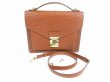 Photo1: LOUIS VUITTON Epi Leather Brown Hand Bag Purse Monceau w/Strap #5607