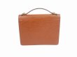 Photo2: LOUIS VUITTON Epi Leather Brown Hand Bag Purse Monceau w/Strap #5607