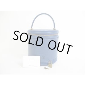 Photo: LOUIS VUITTON Epi Leather Blue Hand Bag Cosmetic Bag Cannes #5618