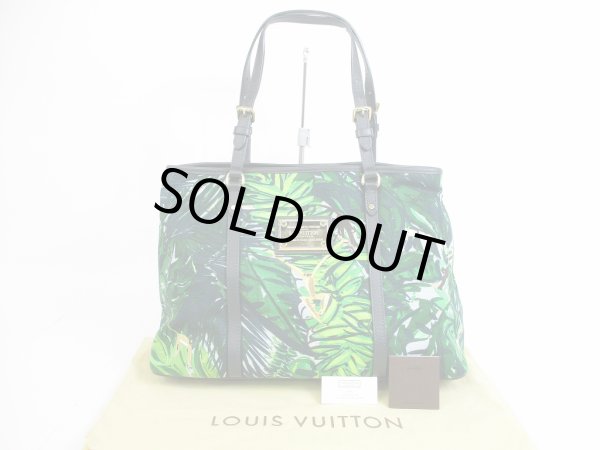 Photo1: LOUIS VUITTON Limited Edition 2011 Canvas Tote&Shoppers Cabas PM Aventure #5619