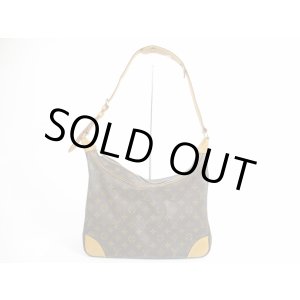 Photo: LOUIS VUITTON Monogram Leather Brown Shoulder Bag Purse Boulogne 35 #5640