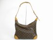 Photo2: LOUIS VUITTON Monogram Leather Brown Shoulder Bag Purse Boulogne 35 #5640