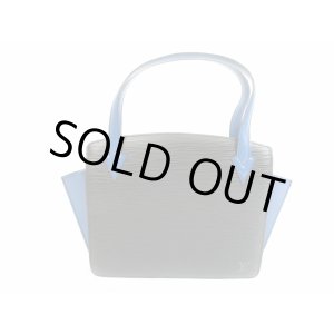 Photo: LOUIS VUITTON Epi Leather Black&Blue Hand Bag Purse Varenne #5647