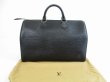 Photo1: LOUIS VUITTON Epi Leather Black Hand Bag Purse Speedy35 #5651