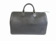 Photo2: LOUIS VUITTON Epi Leather Black Hand Bag Purse Speedy35 #5651