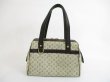 Photo2: LOUIS VUITTON Monogram Mini Canvas Khaki Hand Bag Purse Josephine PM #5654