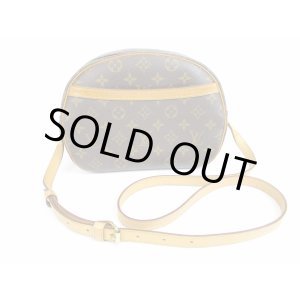 Photo: LOUIS VUITTON Monogram Leather Brown Cross-body Bag Purse Blois #5659