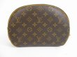 Photo2: LOUIS VUITTON Monogram Leather Brown Cross-body Bag Purse Blois #5659