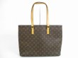 Photo2: LOUIS VUITTON Monogram Leather Brown Tote&Shoppers Bag Luco #5661