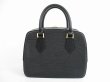 Photo2: LOUIS VUITTON Epi Leather Black Hand Bag Purse Sablon #5663