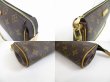 Photo6: LOUIS VUITTON Monogram Leather Brown Cross-body Bag Eva Pouch w/Strap #5664