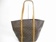 Photo1: LOUIS VUITTON Monogram Leather Brown Tote&Shoppers Bag Sac Shopping #5679