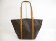 Photo1: LOUIS VUITTON Monogram Leather Brown Tote&Shoppers Bag Sac Shopping #5680