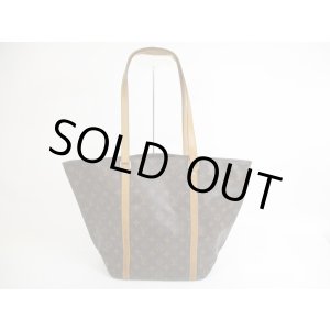 Photo: LOUIS VUITTON Monogram Leather Brown Tote&Shoppers Bag Sac Shopping #5680