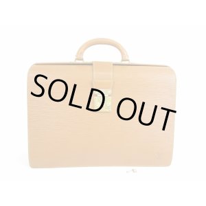 Photo: LOUIS VUITTON Epi Leather Brown Briefcase Doctor bag Fermoir #5684
