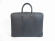 Photo2: LOUIS VUITTON Nomade Leather Blue Malines Briefcases Business Case Voyage #5686