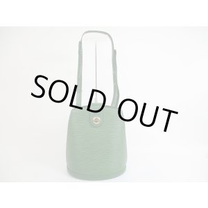 Photo: LOUIS VUITTON Epi Leather Green Shoulder Bag Cross-body Bag Cluny #5687