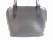 Photo2: LOUIS VUITTON Epi Leather Black Tote&Shoppers Bag Purse Lussac #5698