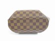 Photo5: LOUIS VUITTON Special Order Damier Leather Brown Hand Bag Ellipse PM #5711