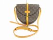 Photo1: LOUIS VUITTON Monogram Leather Brown Messenger&Cross-body Bag Chantilly MM #5720