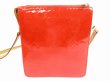 Photo2: LOUIS VUITTON Vernis Patent Leather Red Cross-body Bag Purse Mott #5731