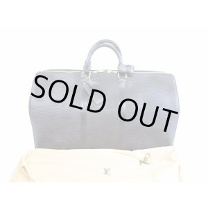 Photo: LOUIS VUITTON Epi Leather Black Duffle&Gym Bag Hand Bag Keepall 50 #5733