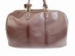 Photo2: LOUIS VUITTON Taiga Leather Bordeaux Duffle&Gym Bag Kendal PM w/Strap #5734