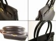 Photo7: HERMES Birkin 35 Black Gold Hardware Ardennes Leather Hand Bag A Stamp #5735