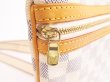 Photo11: LOUIS VUITTON Azur Leather White Cross-body Bag Pohette Bosphore #5747