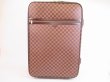 Photo1: LOUIS VUITTON Damier Leather Brown Carry-on Bag Luggage Pegase 60 #5752