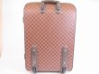 Photo2: LOUIS VUITTON Damier Leather Brown Carry-on Bag Luggage Pegase 60 #5752